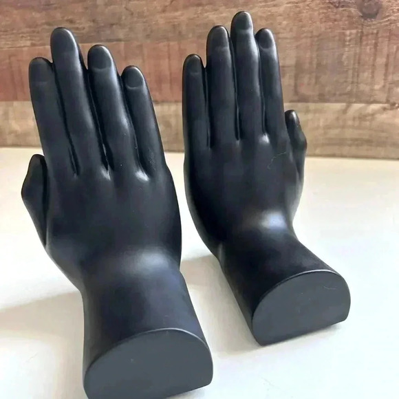 Luyesa Designs Pair Matte Hand Bookends - Picture 3 of 7